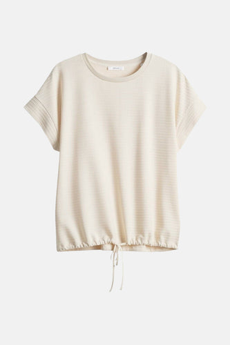 T-shirt met korte mouwen - ecru - OPUS