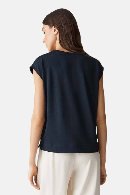 Blouse (zonder mouwen) Blauw - OPUS