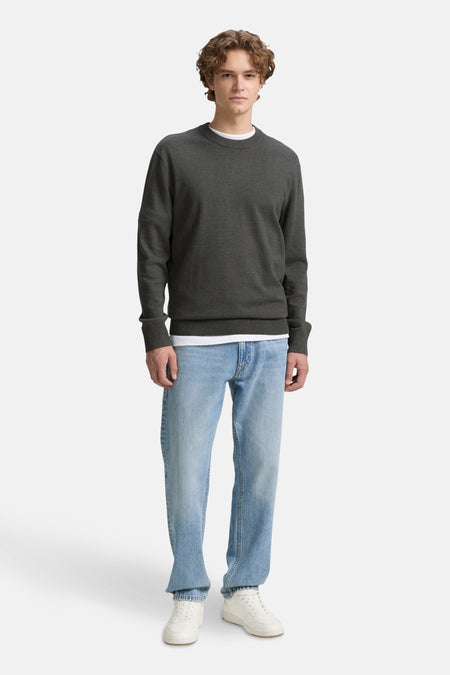 Pull col O Gris - TOM TAILOR