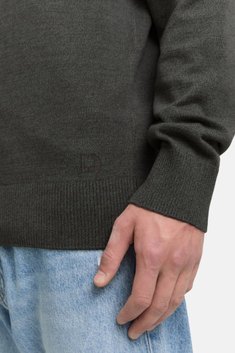 Pull à col rond - Vert - TOM TAILOR