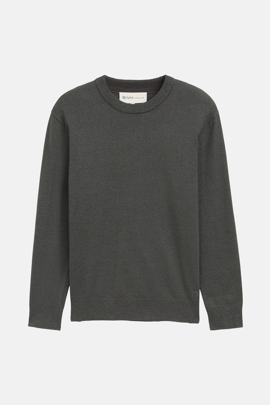 Pull à col rond - Vert - TOM TAILOR