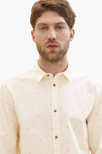 Chemise &agrave; manches longues - ecru - TOM TAILOR