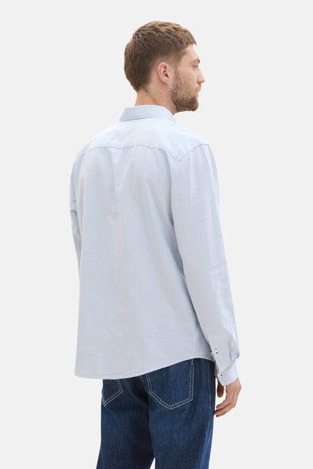 Hemd (lange mouwen) Blauw - TOM TAILOR