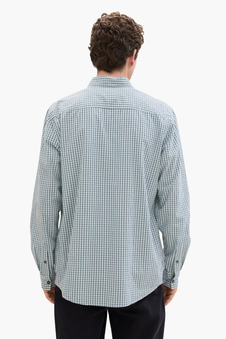Chemise (manches longues) Vert - TOM TAILOR