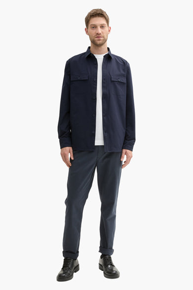 Chemise (manches longues) Bleu - TOM TAILOR