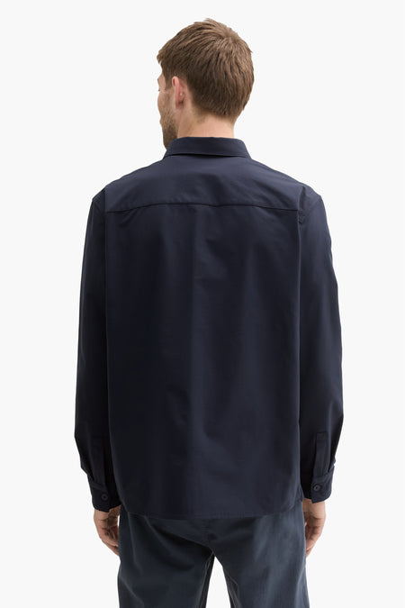 Chemise (manches longues) Bleu - TOM TAILOR