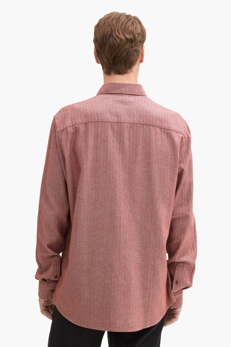 Chemise (manches longues) Rouge - TOM TAILOR