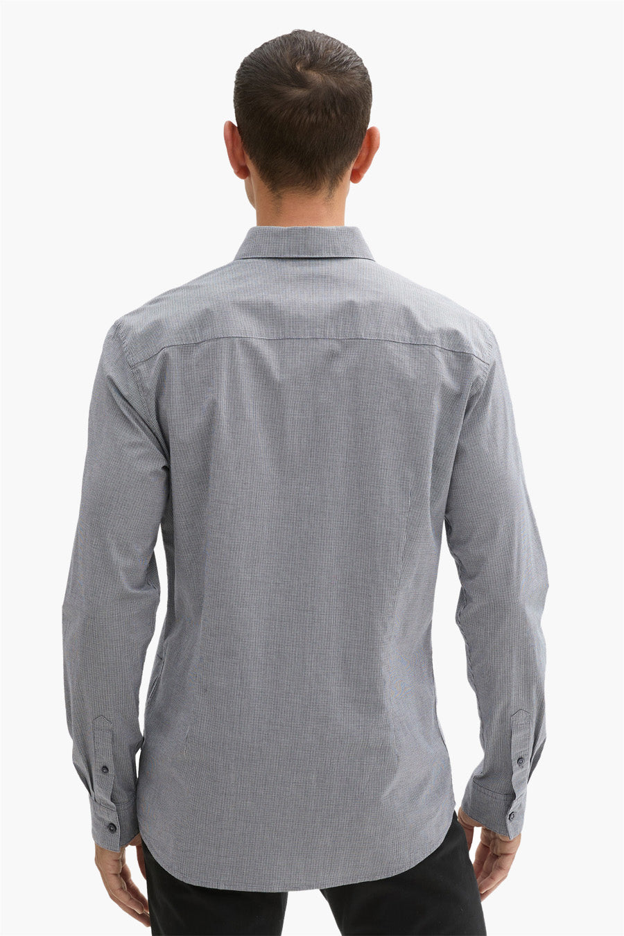 Chemise à manches longues - gris