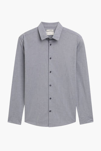 Chemise à manches longues - gris