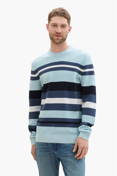 Pull col O Bleu - TOM TAILOR