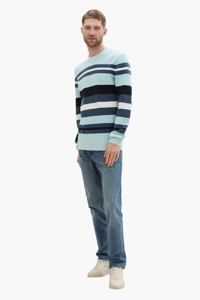 Pull col O Bleu - TOM TAILOR