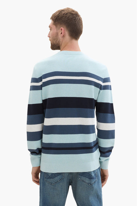 Pull col O Bleu - TOM TAILOR