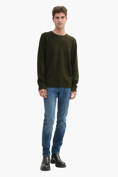 Pull col O Vert - TOM TAILOR