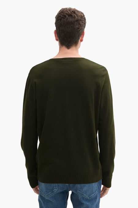 Pull col O Vert - TOM TAILOR