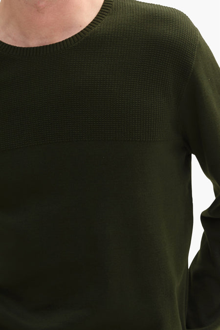 Pull col O Vert - TOM TAILOR
