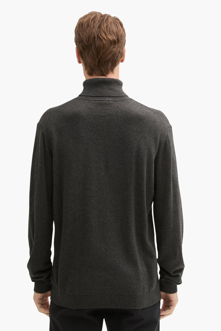 Pull met rolkraag - grijs
