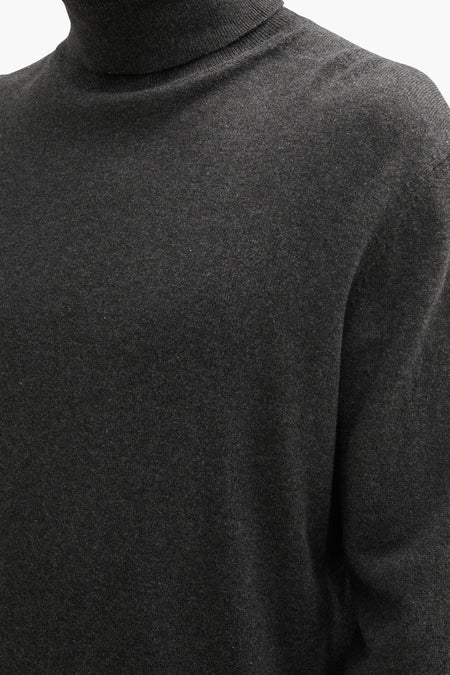 Pull met rolkraag - grijs