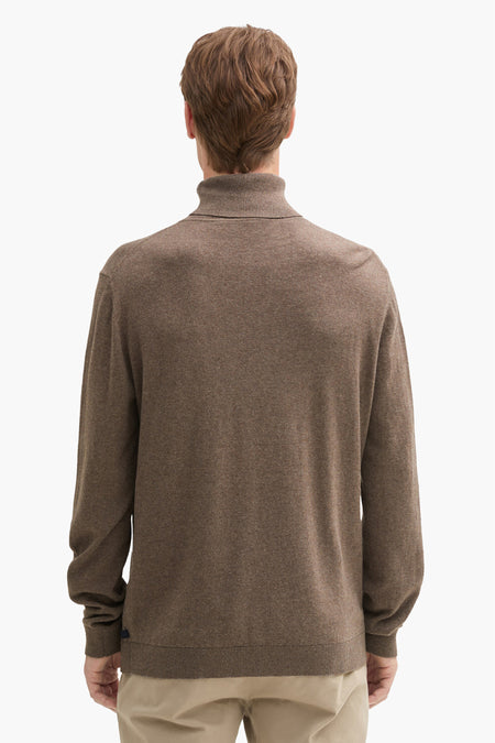 Pull col roulé Brun - TOM TAILOR