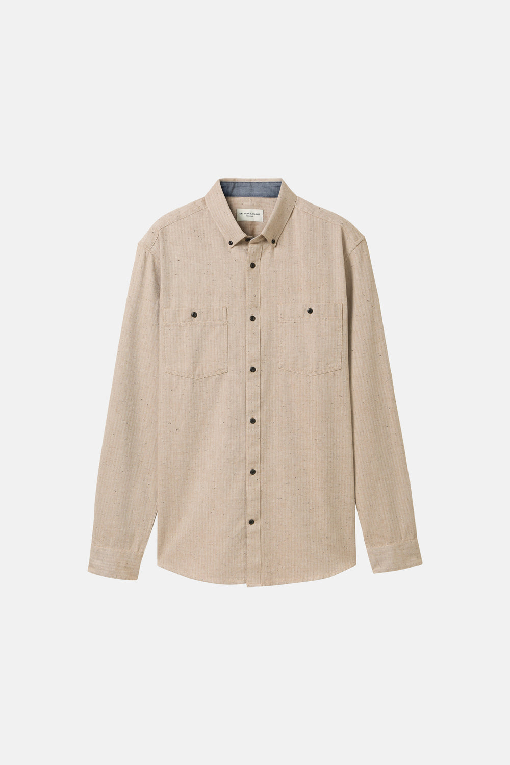 Chemise (manches longues) Beige - TOM TAILOR