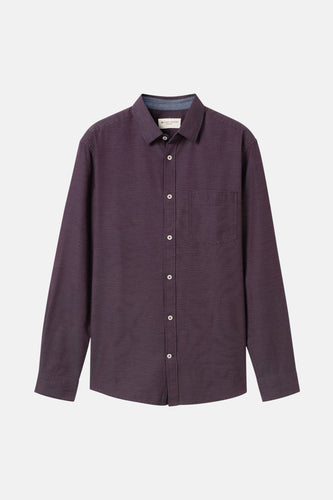 Chemise à manches longues - rouge - TOM TAILOR