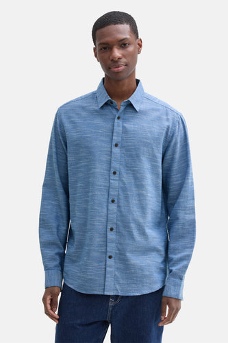 Hemd met lange mouwen - blauw