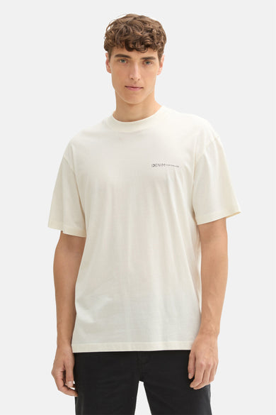 T-shirt (manches courtes) Écru - TOM TAILOR