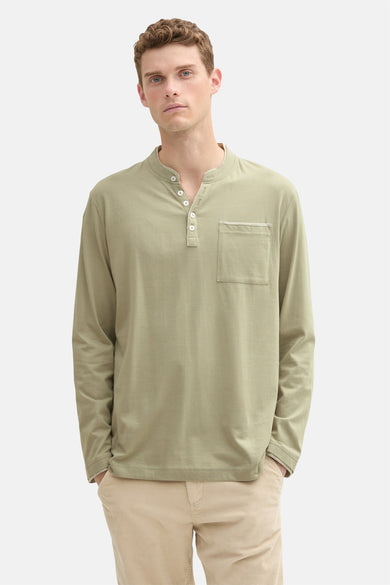 T-shirt (lange mouwen) Groen - TOM TAILOR