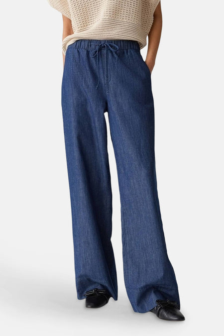 Broek Mid blue denim - OPUS