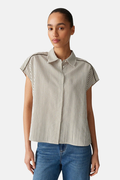 Chemise à manches courtes - écru