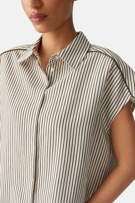 Chemise à manches courtes - écru