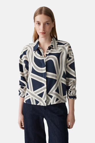 Hemd met lange mouwen - blauw - OPUS