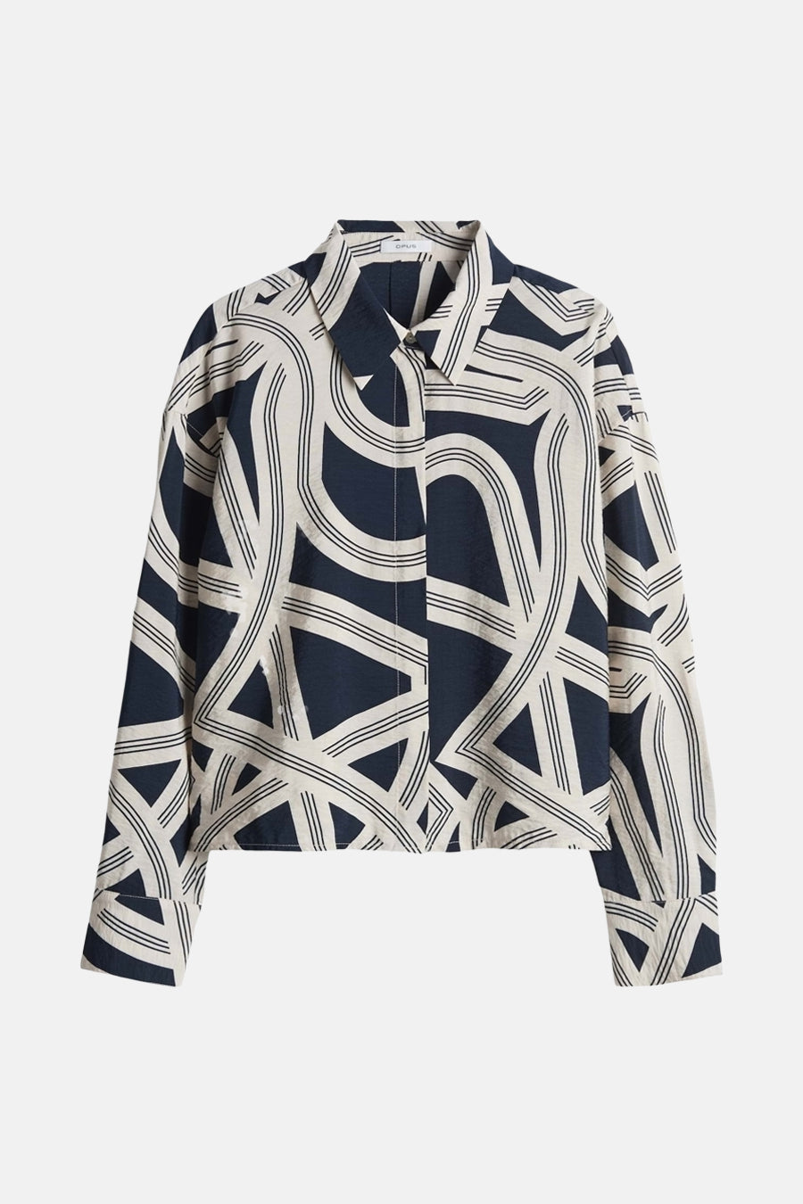 Hemd met lange mouwen - blauw - OPUS