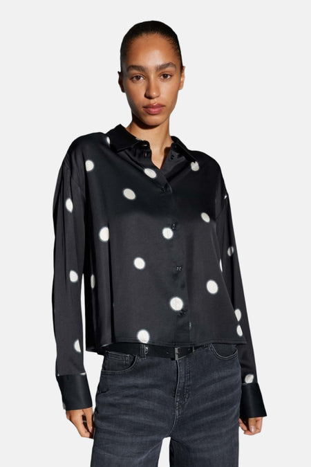 Chemise à manches longues - noir