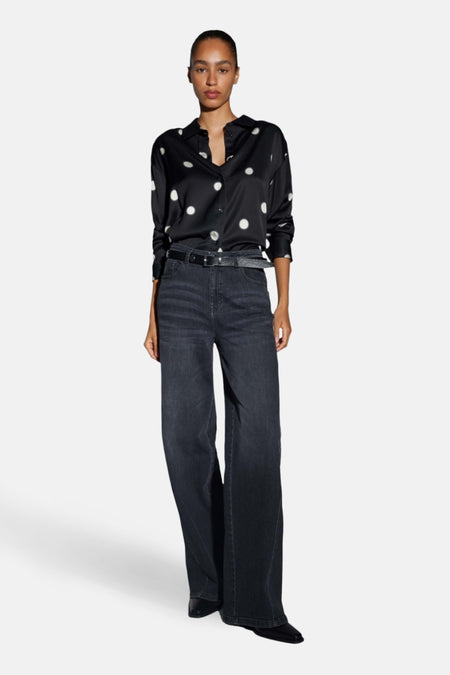 Chemise à manches longues - noir