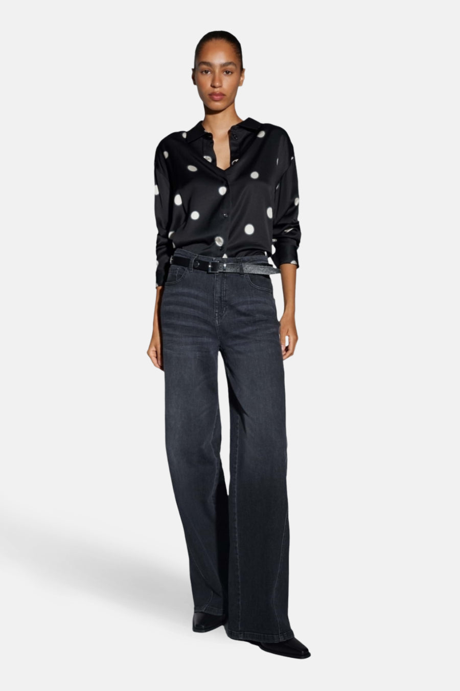 Chemise à manches longues - noir - OPUS