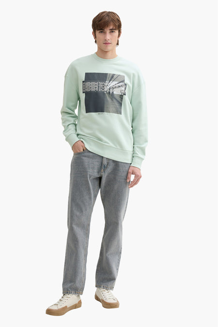 Sweat col O Bleu - TOM TAILOR