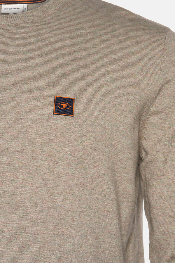 Pull col O Vert - TOM TAILOR