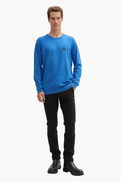 Trui met ronde hals Blauw - TOM TAILOR
