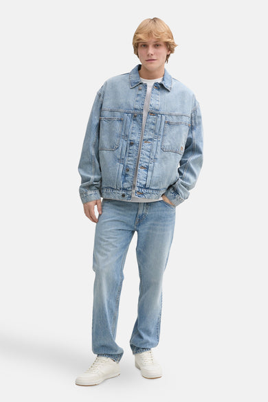 Jeansjas - light blue denim
