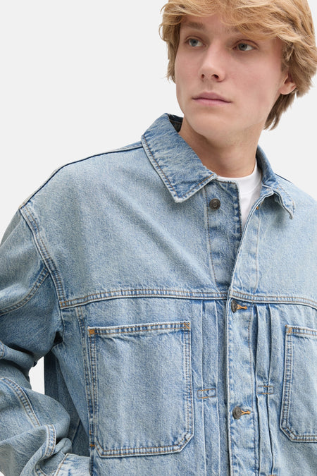Jeansjas - light blue denim