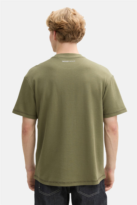 T-shirt (manches courtes) Vert - TOM TAILOR