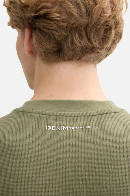 T-shirt (manches courtes) Vert - TOM TAILOR