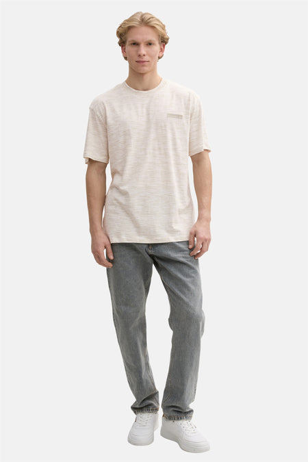 T-shirt (korte mouwen) Ecru - TOM TAILOR