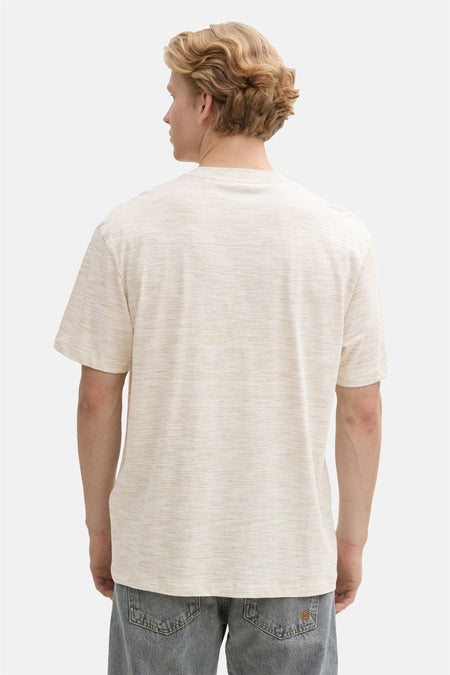 T-shirt (korte mouwen) Ecru - TOM TAILOR