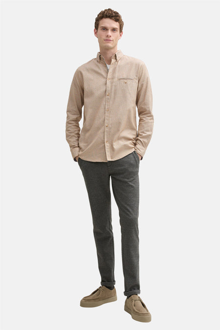 Chemise (manches longues) Orange - TOM TAILOR