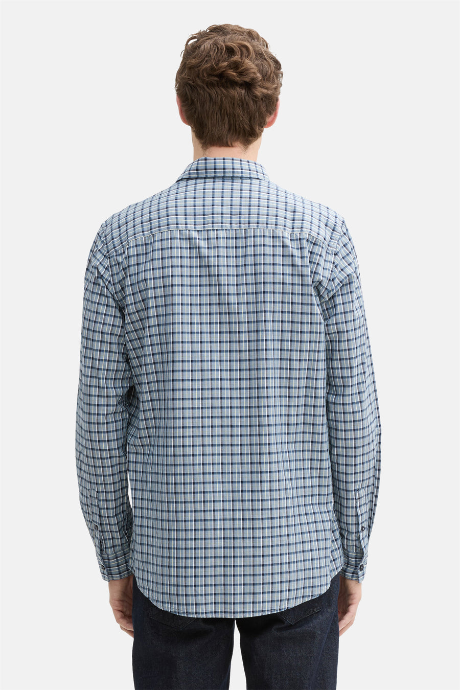 Chemise à manches longues - bleu - TOM TAILOR