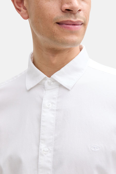 Hemd met lange mouwen - wit