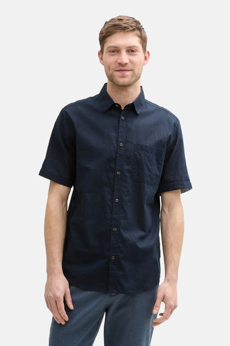 Hemd met korte mouwen - Donkerblauw