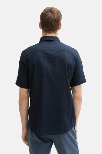 Chemise à manches courtes - Bleu foncé