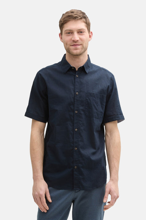 Hemd (korte mouwen) Blauw - TOM TAILOR
